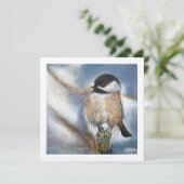 Chickadee Sweet Winter Bird (Stehend Vorderseite)