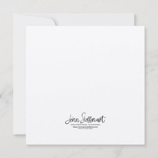 Chickadee Sweet Winter Bird (Rückseite)