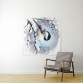 Chickadee Tapestry Wandteppich (Beispiel (Horizontal))