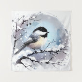 Chickadee Tapestry Wandteppich (Vorderseite)