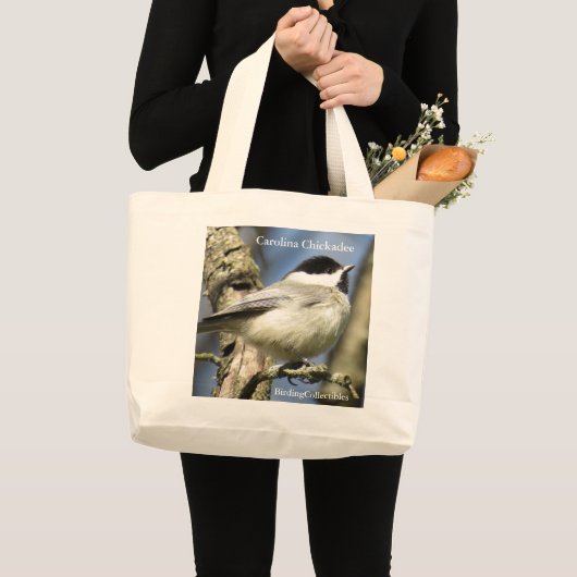 Chickadee-Taschen-Tasche Jumbo Stoffbeutel (Vorderseite (Produkt))