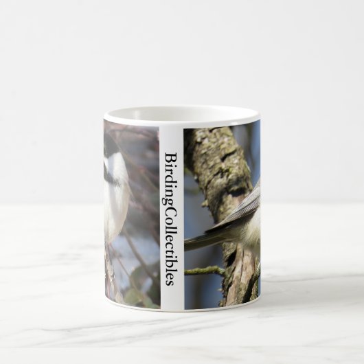 Chickadee Tasse des Kaffees durch BirdingCollectib (Mittel)