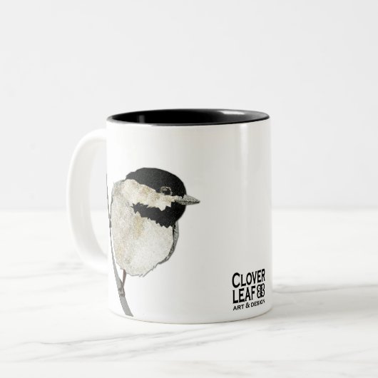 Chickadee-Tasse Zweifarbige Tasse (Vorderseite Links)