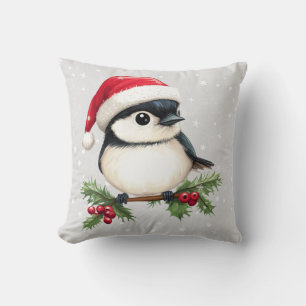 Chickadee Throw Kissen