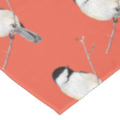 Chickadee Tischdecke (Schrägansicht)