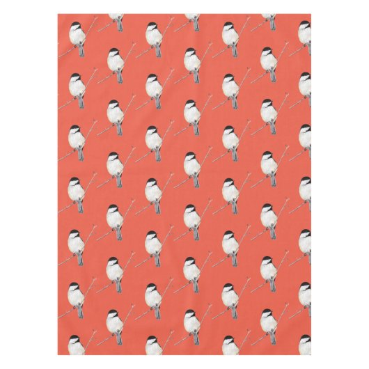 Chickadee Tischdecke (Vorderseite)