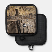 Chickadee Topflappen (Vorderseite/Rückseite)