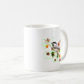 Chickadee u. Herbstlaub Kaffeetasse (VorderseiteRechts)