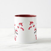 CHICKADEE u. ROTE BEEREN durch SHARON SHARPE Tasse (Zentrum)