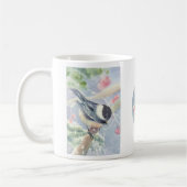 Chickadee und Beeren-Tasse Kaffeetasse (Links)
