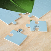 Chickadee und Dogwood-Blume Puzzle (Seite)