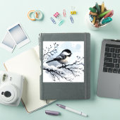 Chickadee Vinyl Sticker (iPad Hülle)
