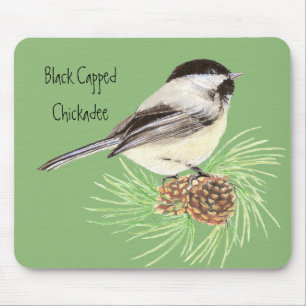 Chickadee - Vogel - Natur Mousepad