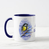 Chickadee Weihnachtsfeier Tasse (Links)