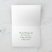 Chickadee Weihnachtskarte Feiertagskarte (Innenseite)