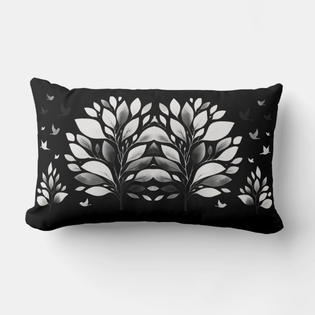 Chickadee Whispers Lendenkissen (Vorderseite)