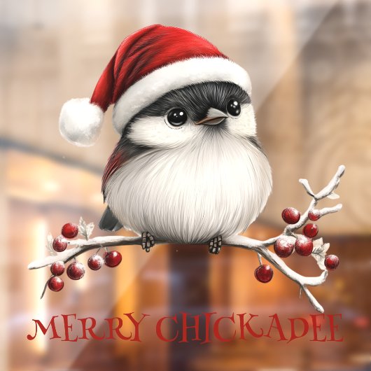 Chickadee Window Cloning Fensteraufkleber (Blatt 2)