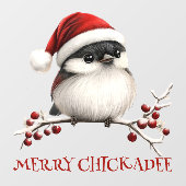 Chickadee Window Cloning Fensteraufkleber (Blatt)