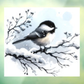 Chickadee Window Cloning Fensteraufkleber (Blatt 3)