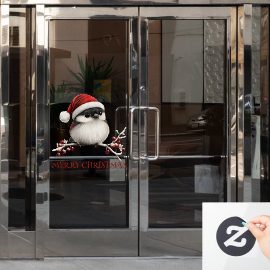 Chickadee Window Cloning Fensteraufkleber (Büro Tür)