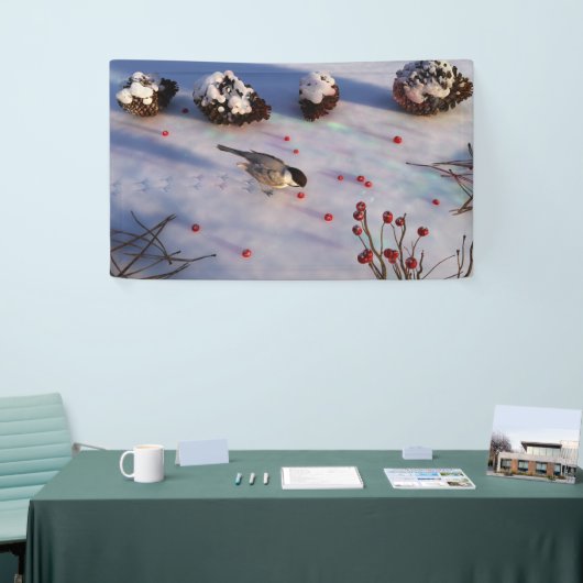 Chickadee Winter Banner (Messeveranstaltung)