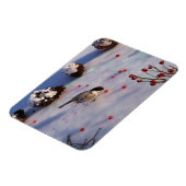 Chickadee Winter Flexible Magnet (Linke Seite)