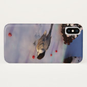 Chickadee Winter iPhone Case (Rückseite (Horizontal))