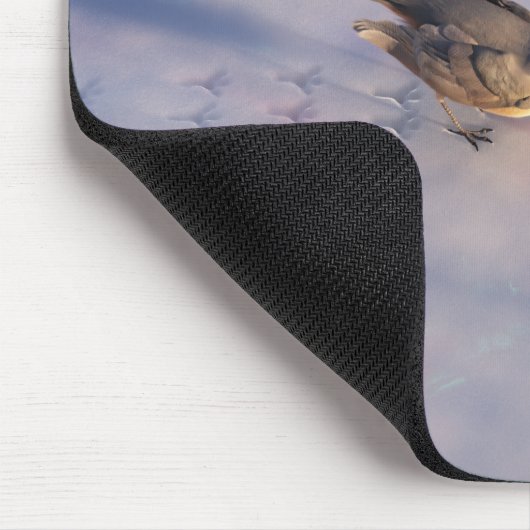 Chickadee Winter Mousepad (Ecke)