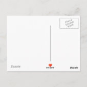 Chickadee Winter Postcard. Postkarte (Rückseite)