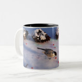 Chickadee Winter Tasse (Vorderseite Links)