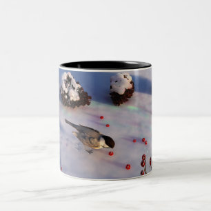 Chickadee Winter Tasse