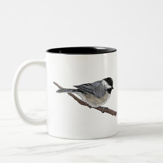 Chickadee Zweifarbige Tasse (Links)