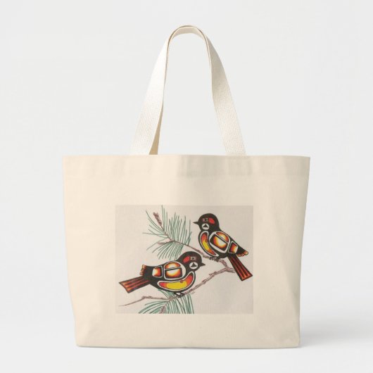 Chickadees 1 jumbo stoffbeutel (Vorne)