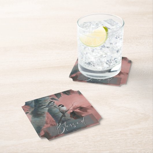 Chickadees Blessed [special edition] Untersetzer (Vor Ort)