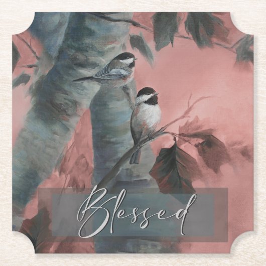 Chickadees Blessed [special edition] Untersetzer (Vorderseite)