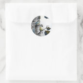 "Chickadees" [Design 2] Small  Runder Aufkleber (Tasche)