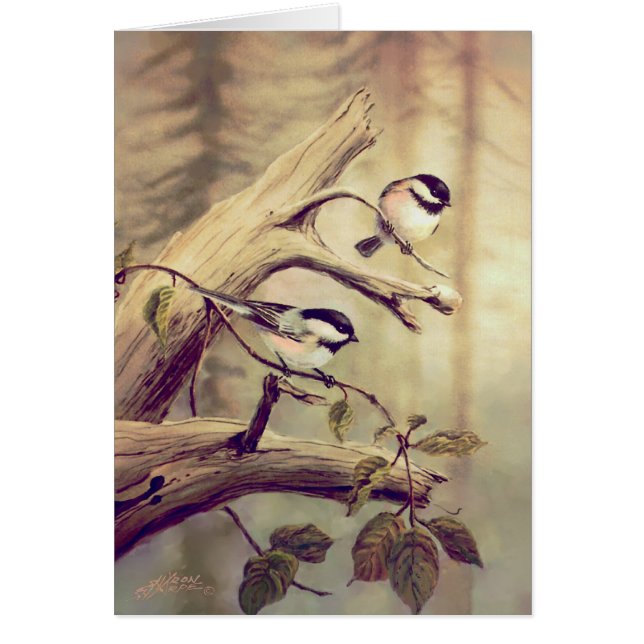 CHICKADEES durch SHARON SHARPE (Vorne)