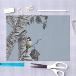 Chickadees edit seidenpapier