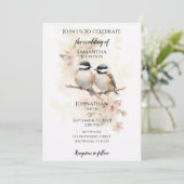 Chickadees Einladung (Stehend Vorderseite)