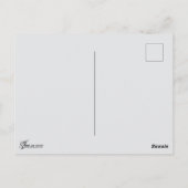 "Chickadees" [Entwurf 2] Klein Postkarte (Rückseite)