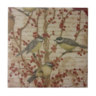 Chickadees Fliese
