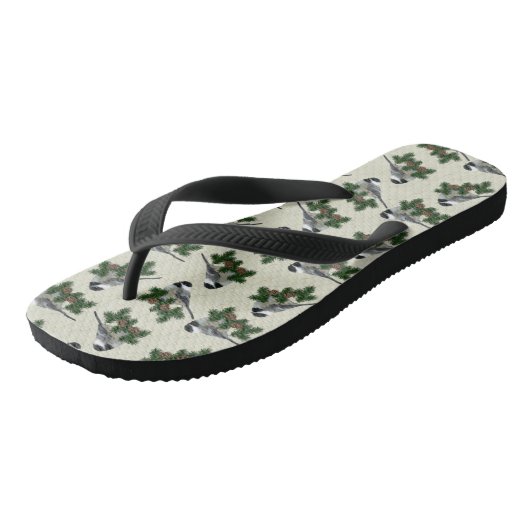 Chickadees Flip Flops Badesandalen (Schrägansicht)