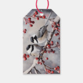 Chickadees Geschenkanhänger (Vorderseite)