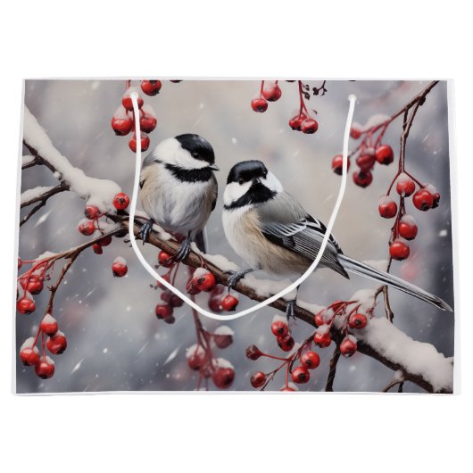 Chickadees Große Geschenktüte (Vorderseite)