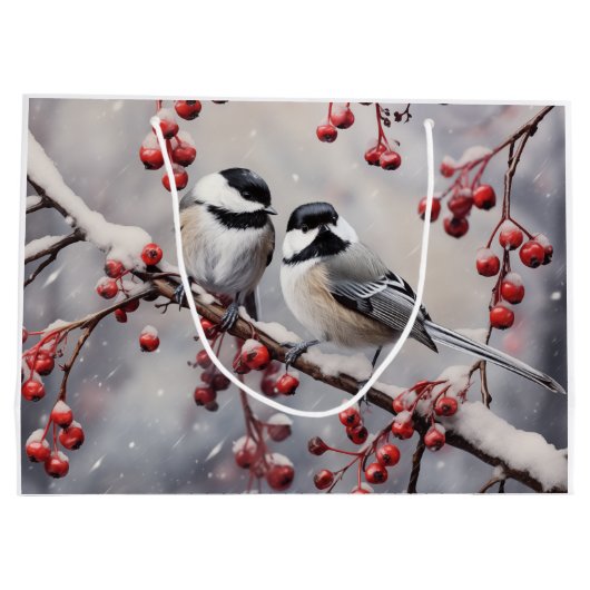 Chickadees Große Geschenktüte (Rückseite)