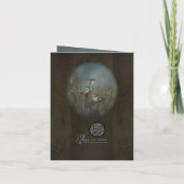 Chickadees Pond  Dankeskarte (Rückseite)