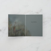 Chickadees Pond Dankeskarte (Innenseite)