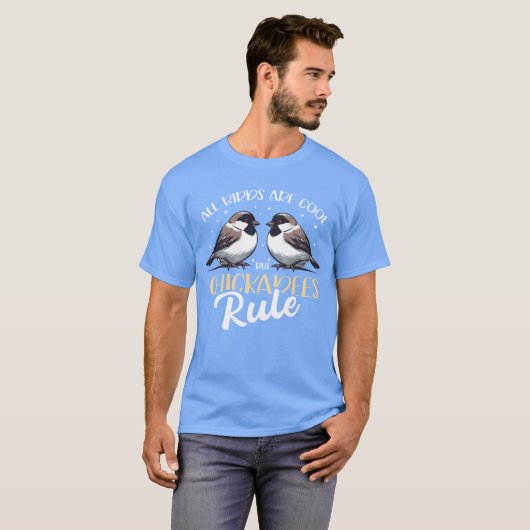 Chickadees Rule Bird Chickadee boy T-Shirt (Vorne ganz)