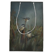 Chickadees Teich Mittlere Geschenktüte (Rückseite)