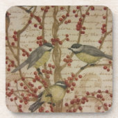 Chickadees Untersetzer (Vorderseite)